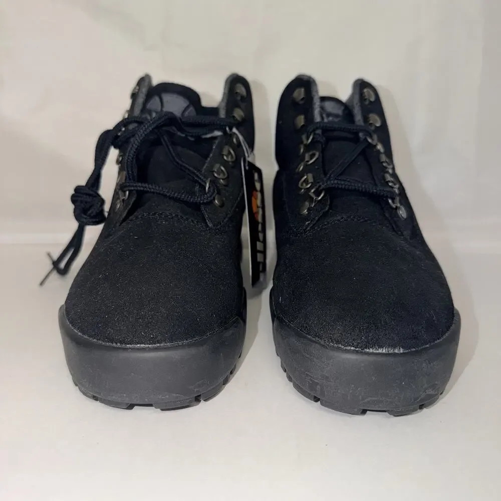 Ellesse Black Suede Leather Hiking Chukka Boots Men’s 8.5M - Picture 5 of 10